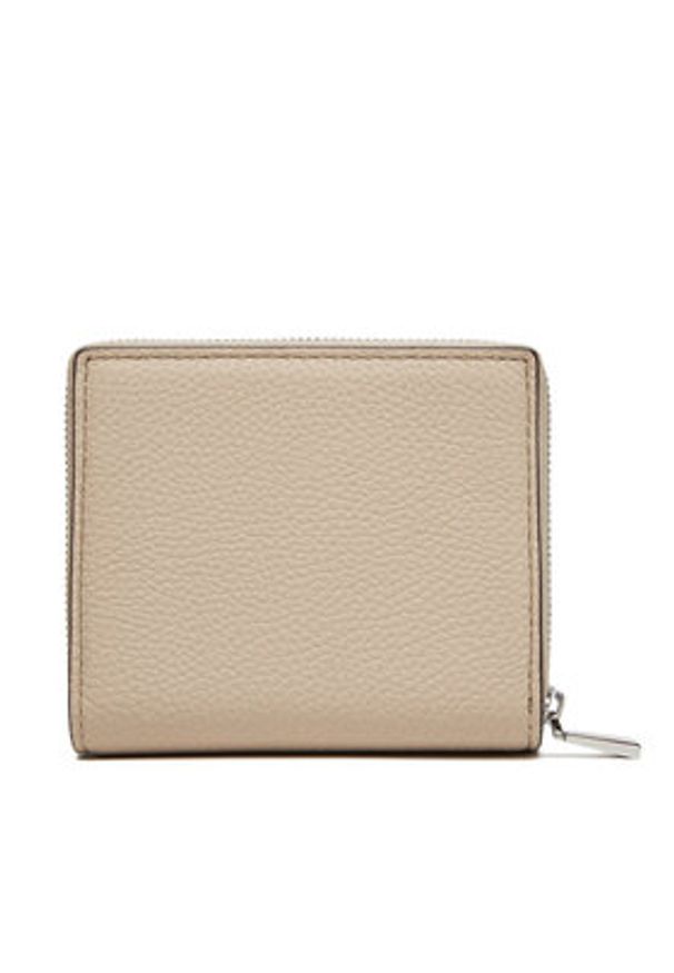 MICHAEL Michael Kors Mały Portfel Damski 32S5S8ED1L Beżowy. Kolor: beżowy. Materiał: skóra