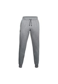 Spodnie fitness męskie Under Armour Rival Fleece Jogger. Kolor: szary. Sport: fitness