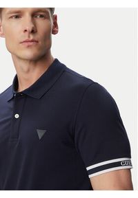 Guess Polo M6GP60 K3076 Granatowy Regular Fit. Typ kołnierza: polo. Kolor: niebieski. Materiał: bawełna #3