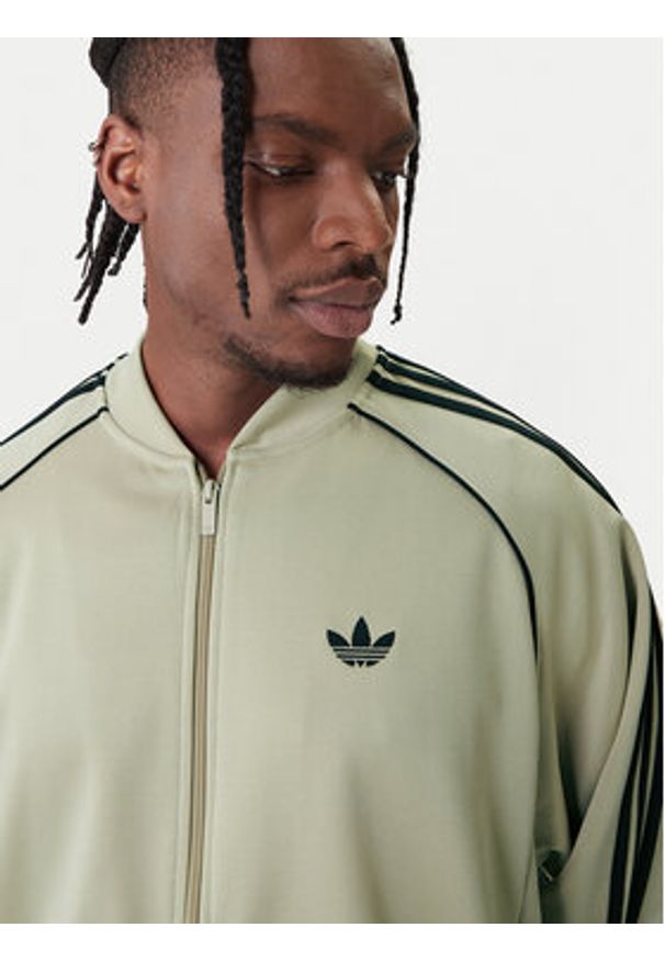 Adidas - adidas Bluza adicolor SST Classic KC8524 Beżowy Loose Fit. Kolor: beżowy. Materiał: bawełna