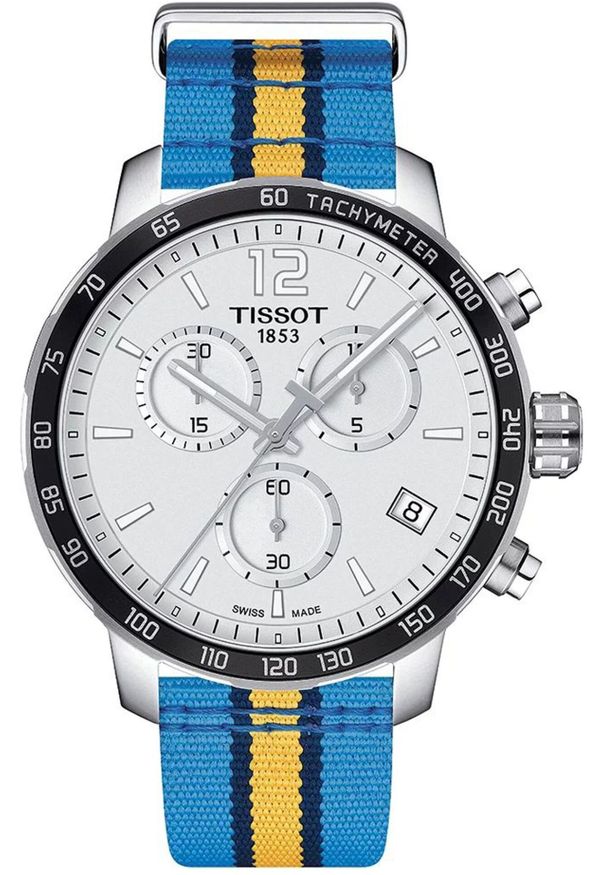 TISSOT - Zegarek Tissot Zegarek Męski Tissot T095.417.17.037.25 Srebrzysty ( 42 mm)