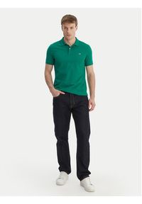 GANT - Gant Polo Shield 2220 Zielony Slim Fit. Typ kołnierza: polo. Kolor: zielony. Materiał: bawełna #3