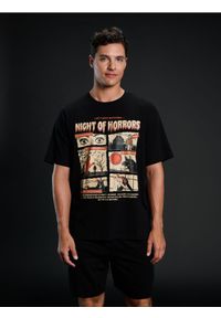 Sinsay - Piżama oversize z nadrukiem halloweenowym - wielobarwny. Wzór: nadruk #1