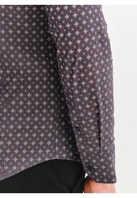 Pako Lorente - PAKO LORENTE - Brązowa koszula mikrowzór. Kolor: brązowy. Materiał: bawełna, elastan. Długość rękawa: długi rękaw. Długość: długie. Sezon: jesień #6