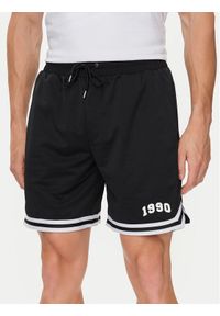 Jack & Jones - Jack&Jones Szorty sportowe Jpstbill 12255529 Czarny Wide Leg. Kolor: czarny. Materiał: syntetyk. Styl: sportowy #1