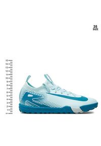 Nike Buty do piłki nożnej FQ8284 400 Błękitny. Kolor: niebieski. Materiał: skóra #5
