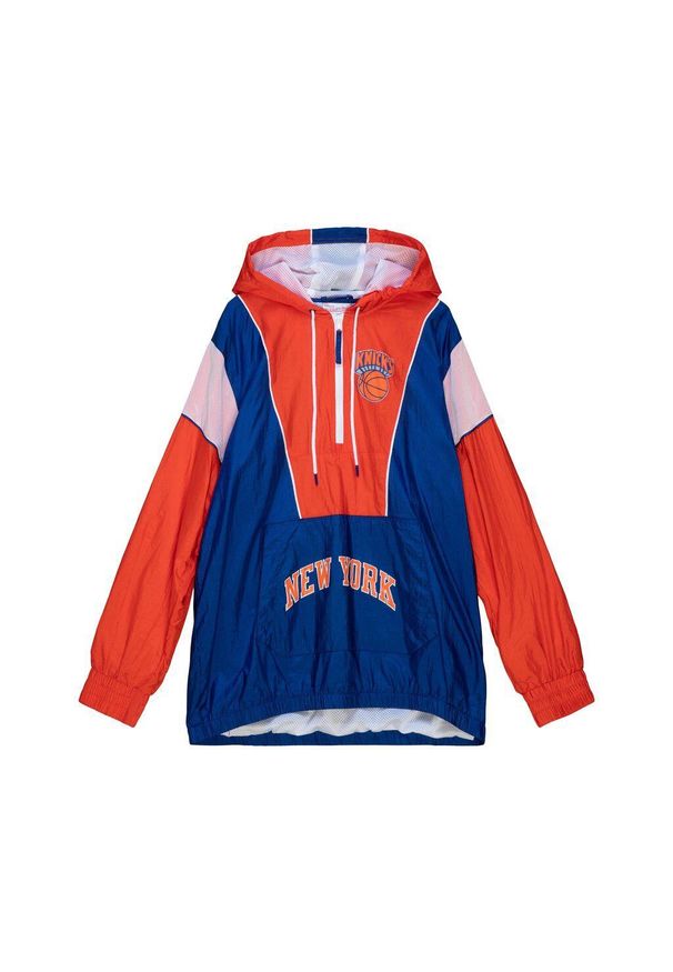 Mitchell & Ness - Kurtka wodoodporna New York Knicks NBA Highlight Reel. Kolor: niebieski