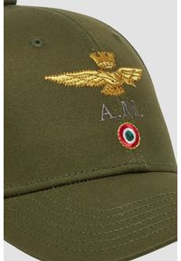 Aeronautica Militare - AERONAUTICA MILITARE Zielona męska czapka z daszkiem. Kolor: zielony. Materiał: materiał. Wzór: moro. Styl: casual, sportowy, militarny #4