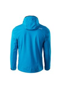 Hi-tec - Kurtka Softshellowa Męska Nick. Kolor: czarny, niebieski, wielokolorowy. Materiał: softshell. Sport: turystyka piesza