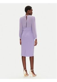 Rinascimento Sukienka koktajlowa CFC0123289003 Fioletowy Regular Fit. Kolor: fioletowy. Materiał: syntetyk. Styl: wizytowy #3