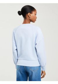 Big-Star - Bluza damska z nadrukiem 3d niebieska Jean 400. Okazja: na co dzień. Kolor: niebieski. Materiał: bawełna. Wzór: nadruk. Styl: casual, sportowy, elegancki