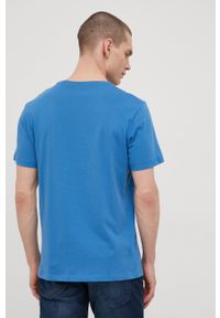 Tom Tailor t-shirt bawełniany z nadrukiem. Kolor: niebieski. Materiał: bawełna. Wzór: nadruk