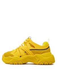 Patrizia Pepe Sneakersy 8Z0043/V005-Y447 Żółty. Kolor: żółty. Materiał: materiał, mesh #5