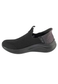 skechers - Buty sportowe Sneakersy dziewczęce, Slip-Ins Ultra Flex 3.0 - Smooth Step. Kolor: czarny. Sport: turystyka piesza