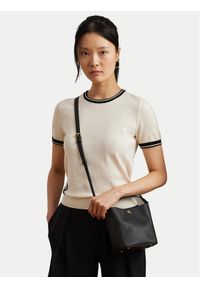 Lauren Ralph Lauren - LAUREN RALPH LAUREN Torebka 431969365001 Czarny. Kolor: czarny. Materiał: skórzane #1