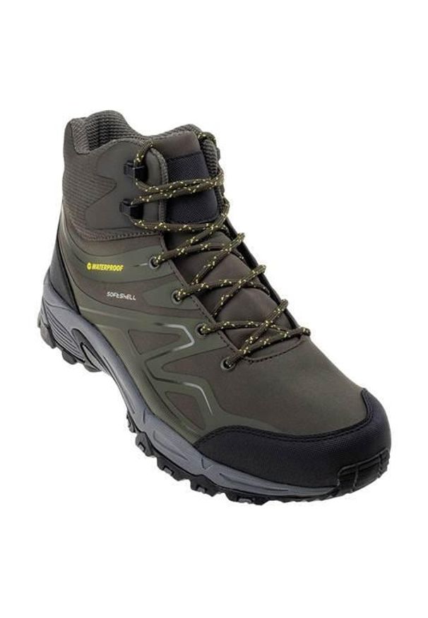 Hi-tec - Buty trekkingowe męskie Hi-Tec Hendon Mid WP. Zapięcie: sznurówki. Kolor: czarny. Materiał: syntetyk, materiał, tkanina, guma. Szerokość cholewki: normalna. Sport: turystyka piesza