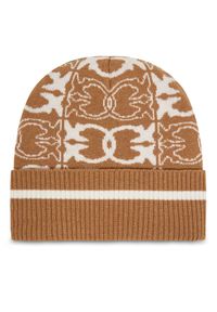 Pinko - Czapka PINKO. Kolor: brązowy #1