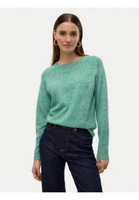 Vero Moda Sweter Doffy 10201022 Zielony Regular Fit. Kolor: zielony. Materiał: syntetyk