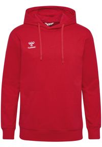 Hummel - Bluza hmlGO 2.0 HOODIE. Kolor: czerwony, wielokolorowy, różowy