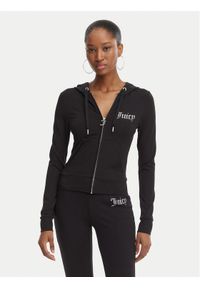 Juicy Couture Bluza Oola JCWAS126306 Czarny Slim Fit. Kolor: czarny. Materiał: bawełna #1