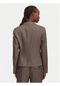 BOSS Marynarka Jia18 50564479 Brązowy Slim Fit. Kolor: brązowy. Materiał: lyocell #2
