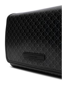 Calvin Klein Saszetka Emblem Aop Coated Small Flap Mes LV04D3396G Czarny. Kolor: czarny. Materiał: skóra #2