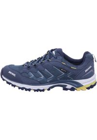 MEINDL - Buty turystyczne męskie Meindl Caribe z membraną Gore-Tex. Kolor: niebieski. Technologia: Gore-Tex. Sport: turystyka piesza