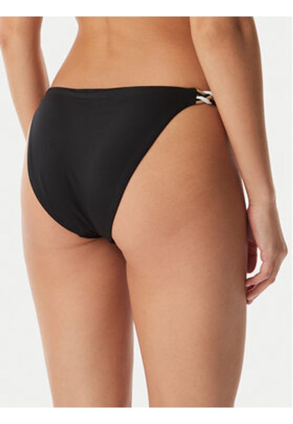 BOSS Dół od bikini 50561431 Czarny Regular Fit. Kolor: czarny. Materiał: syntetyk