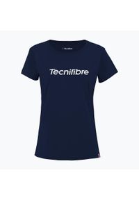 TECNIFIBRE - Koszulka damska Tecnifibre Team Cotton Tee. Kolor: niebieski