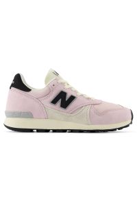 Buty damskie New Balance U475PD – różowe. Okazja: na co dzień. Kolor: różowy. Materiał: zamsz, materiał. Szerokość cholewki: normalna