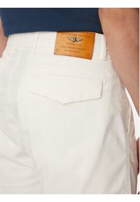 Aeronautica Militare Szorty materiałowe 261BE0278UCT04292 Biały Regular Fit. Kolor: biały. Materiał: bawełna #5