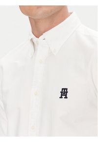 TOMMY HILFIGER - Tommy Hilfiger Koszula Heritage MW0MW39235 Biały Regular Fit. Kolor: biały. Materiał: bawełna #4