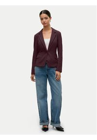 Vero Moda Marynarka Julia 10154123 Fioletowy Regular Fit. Kolor: fioletowy. Materiał: bawełna #5