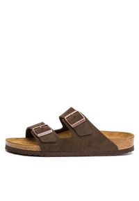 Birkenstock Klapki Arizona zamsz 0951313 Brązowy. Kolor: brązowy. Materiał: skóra, zamsz #4