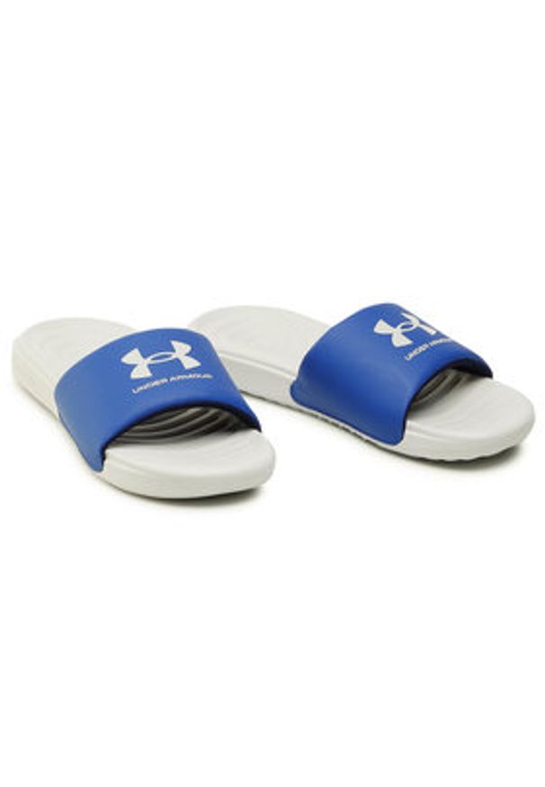 Under Armour Klapki Ua M Ansa Fix Sl 3023761-105 Niebieski. Kolor: niebieski. Materiał: skóra