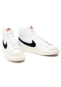 Nike Sneakersy Blazer Mid '77 CZ1055 100 Biały. Kolor: biały. Materiał: skóra #7