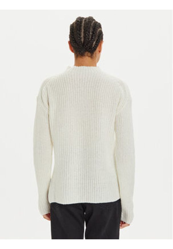 Hugo Sweter 50529354 Écru Relaxed Fit. Materiał: wełna