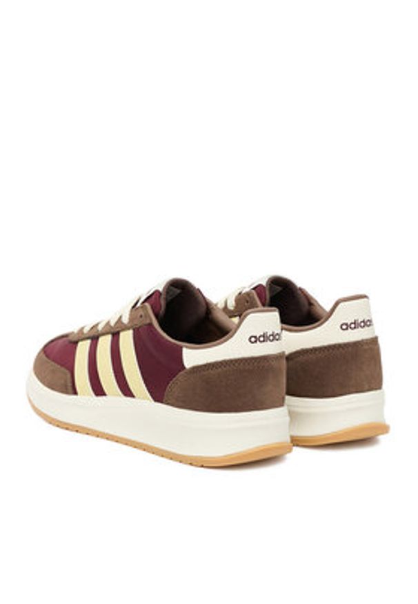 Adidas - adidas Sneakersy CEO-RUN 70s 2.0 JQ9589 Bordowy. Kolor: czerwony. Materiał: materiał. Sport: bieganie