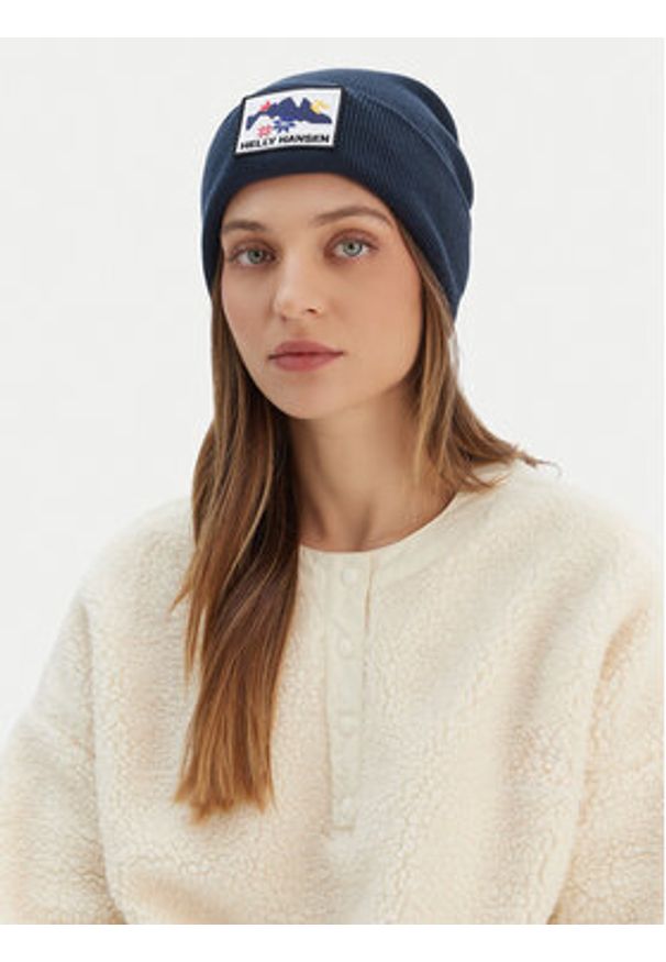 Helly Hansen Czapka Urban Cuff Beanie 67154 Granatowy. Kolor: niebieski. Materiał: poliester