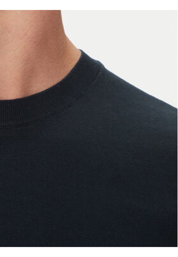Marciano Guess Sweter 5GHR04 5861Z Granatowy Regular Fit. Kolor: niebieski. Materiał: bawełna