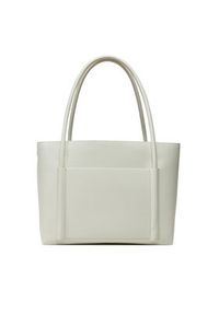 Calvin Klein Torebka Ck Linn Medium Shopper K60K613110 Biały. Kolor: biały. Materiał: skórzane #4