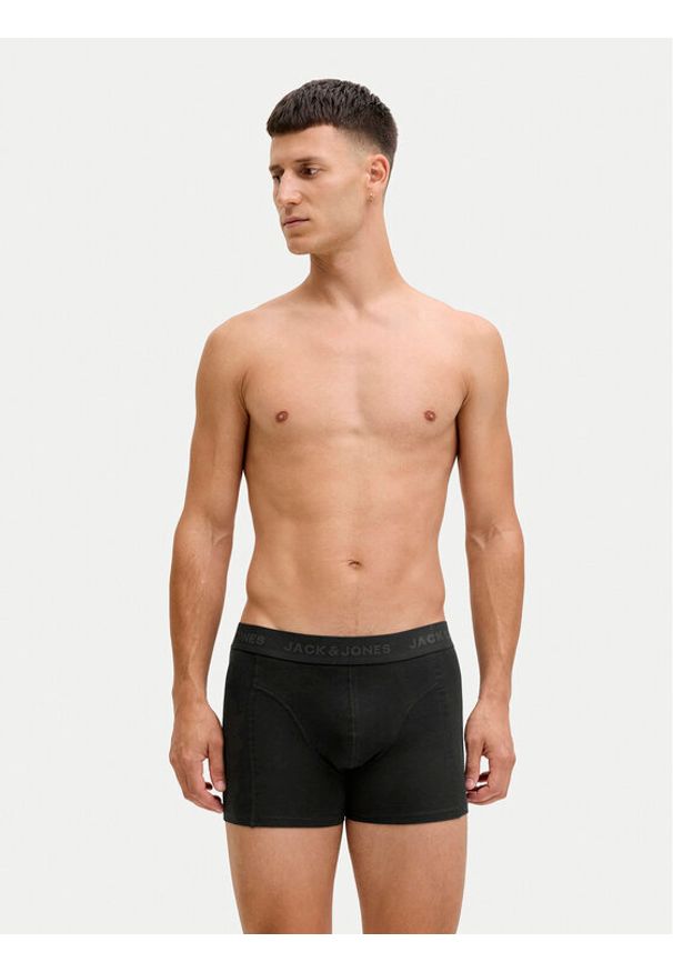 Jack & Jones Komplet bokserki i skarpety Trent Giftbox 12285126 Czarny. Kolor: czarny. Materiał: bawełna