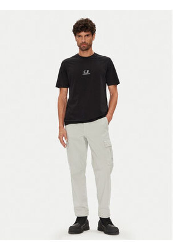 C.P. Company T-Shirt 19CMTS106A006586W Czarny Regular Fit. Kolor: czarny. Materiał: bawełna
