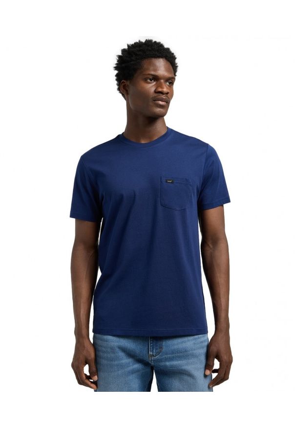 Lee - MESKA KOSZULKA LEE POCKET TEE TRUE NAVY 112370423
