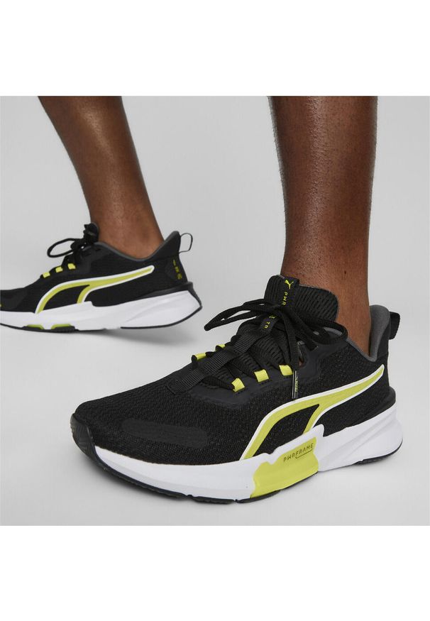 Puma men pwrframe tr 2 trampki czarny żółty rozmiar 46. Kolor: żółty, biały, wielokolorowy, czarny