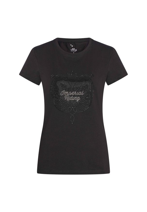 IMPERIAL RIDING - Koszulka damska Imperial Riding Imperial Love. Kolor: czarny