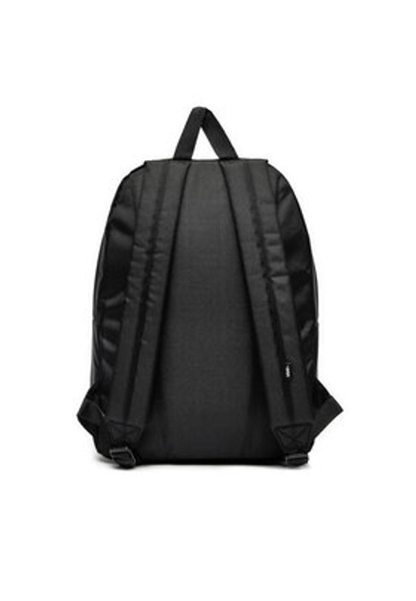 Vans Plecak Old Skool Print Backpack VN000H50BLK1 Czarny. Kolor: czarny. Materiał: materiał. Wzór: nadruk