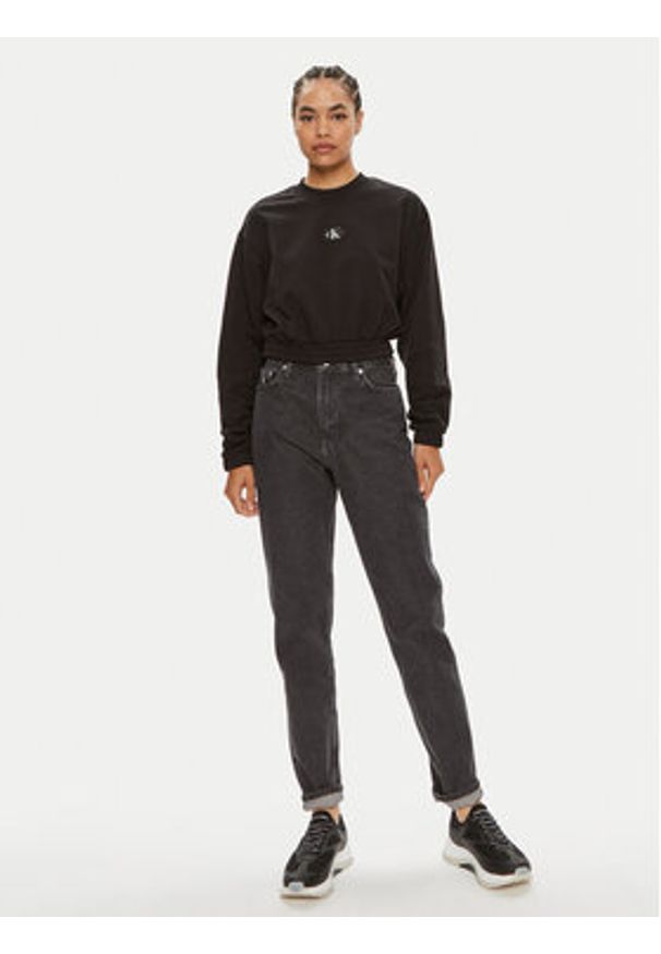 Calvin Klein Jeans Jeansy J20J223636 Szary Mom Fit. Kolor: szary