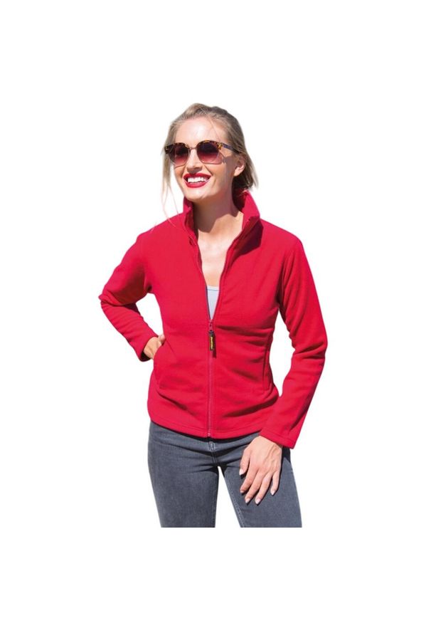 RESULT - Kurtka Damska Horizon High Grade Microfleece. Kolor: czerwony. Sezon: zima. Styl: sportowy