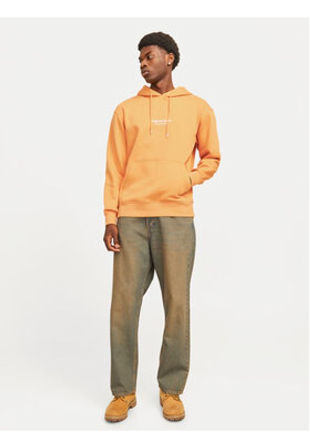Jack & Jones Bluza Vesterbro 12241687 Pomarańczowy Relaxed Fit. Kolor: pomarańczowy. Materiał: syntetyk, bawełna